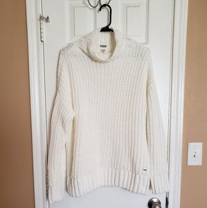 Victoria's Secret Pink mock neck sweater cream